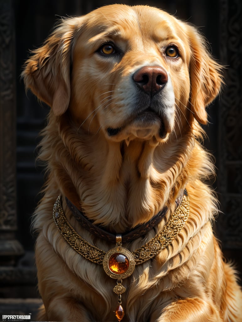 Female golden retriever