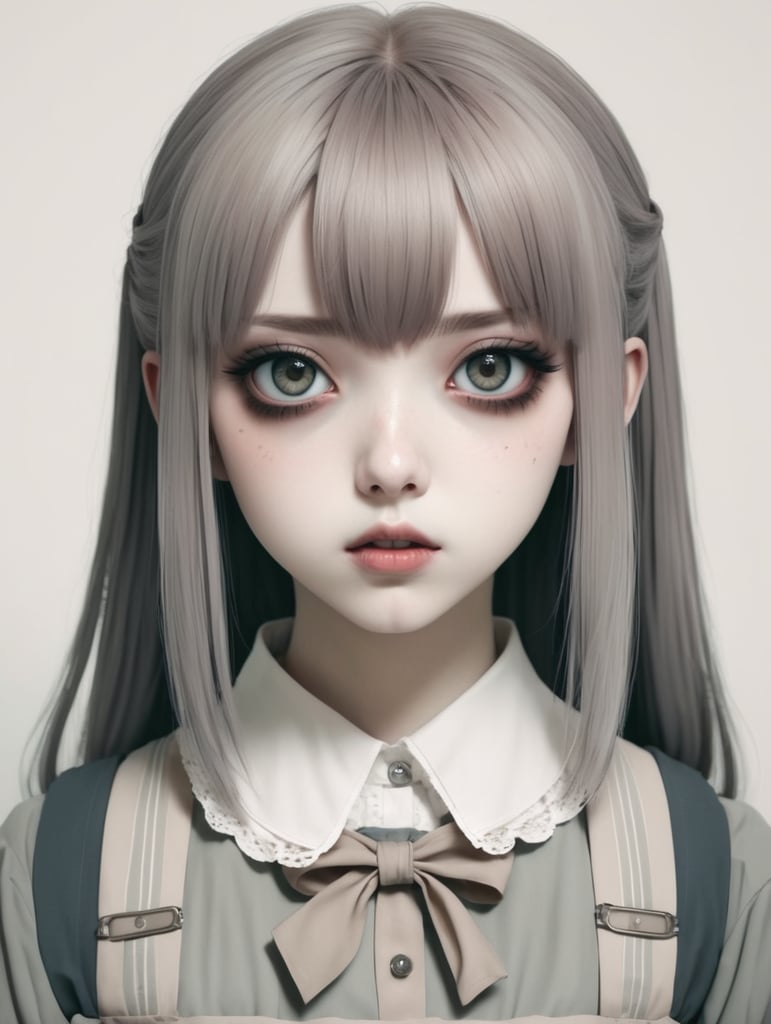 anime creepy girl