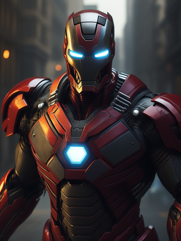 venom x iron man in one