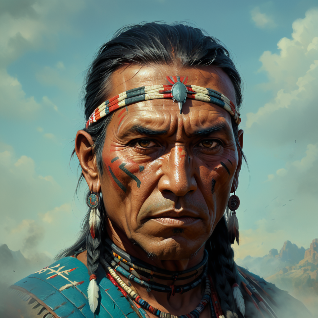 Native Americans Illustration