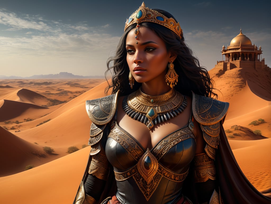 princess of Sahara desert