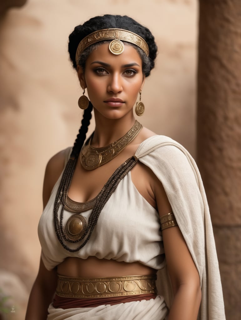 Adult ancient women of Mixed Etruscan Roman Half Ancient Greek decent mixed women