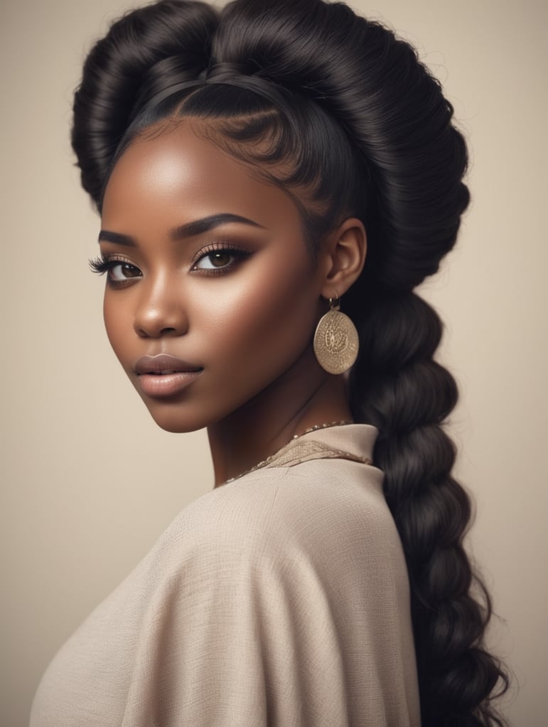 Beautiful ebony girl