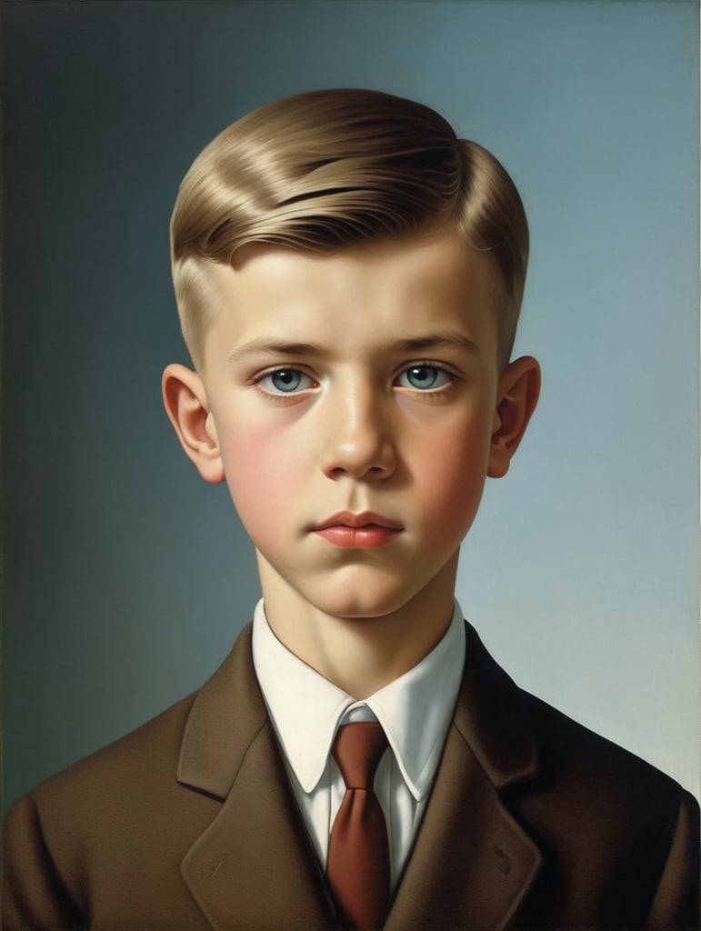 Beautiful boy by rené magritte