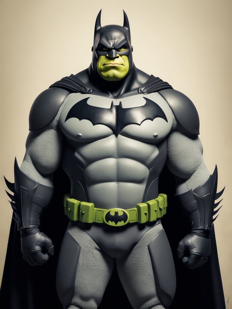 Shrek as Batman