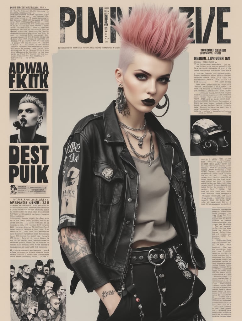 fanzine punk style