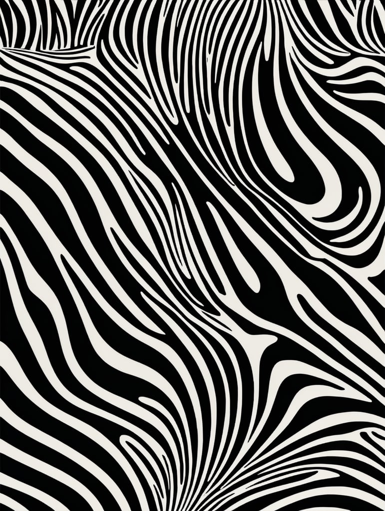 zebra camouflage pattern, vector art, modern