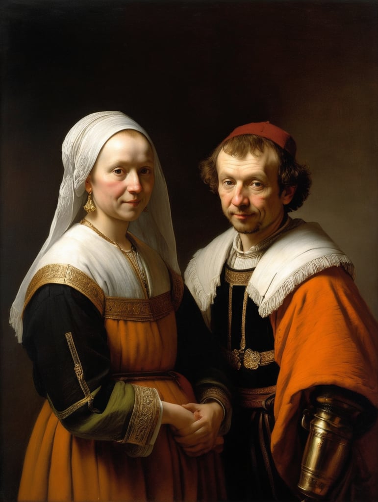 A masterpiece painting by Rembrandt Van Rijn,