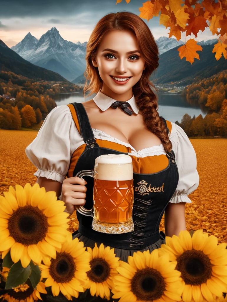 Happy Octoberfest postcad