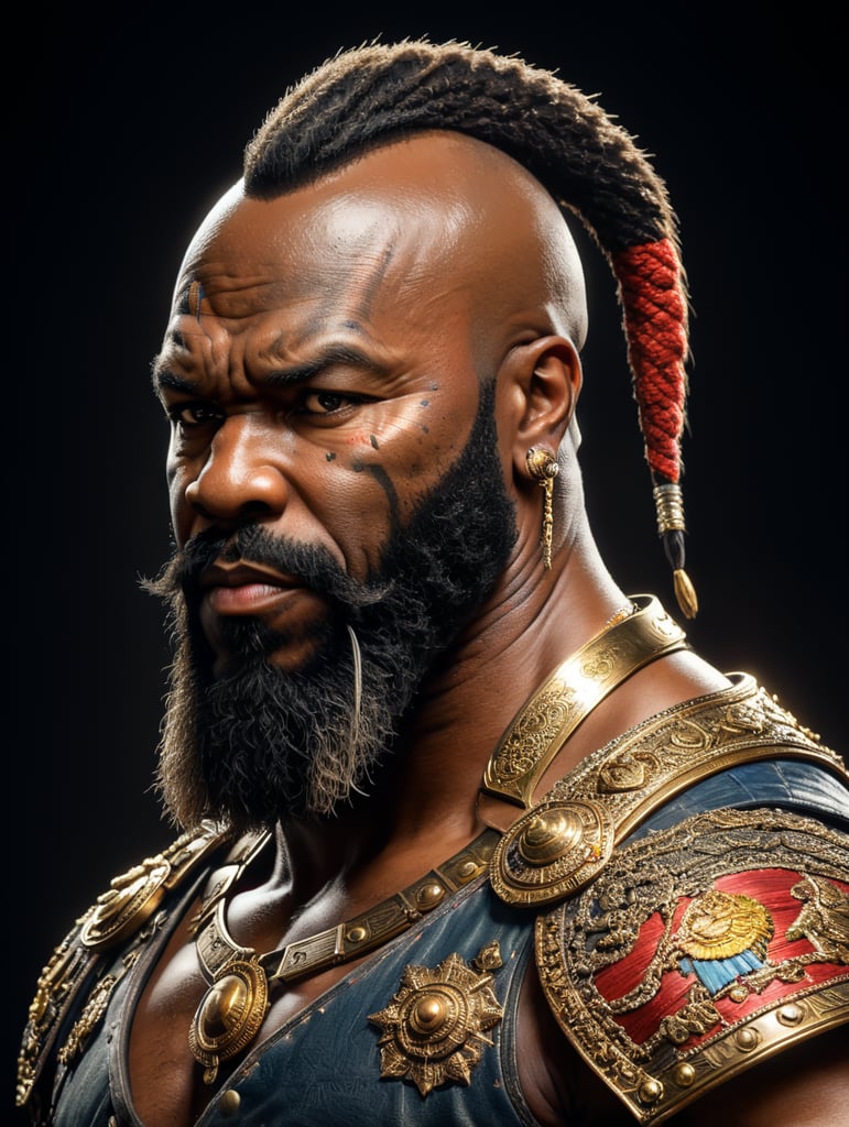 Premium Free ai Images | BA Baracus: Mr. T's Official Avatar