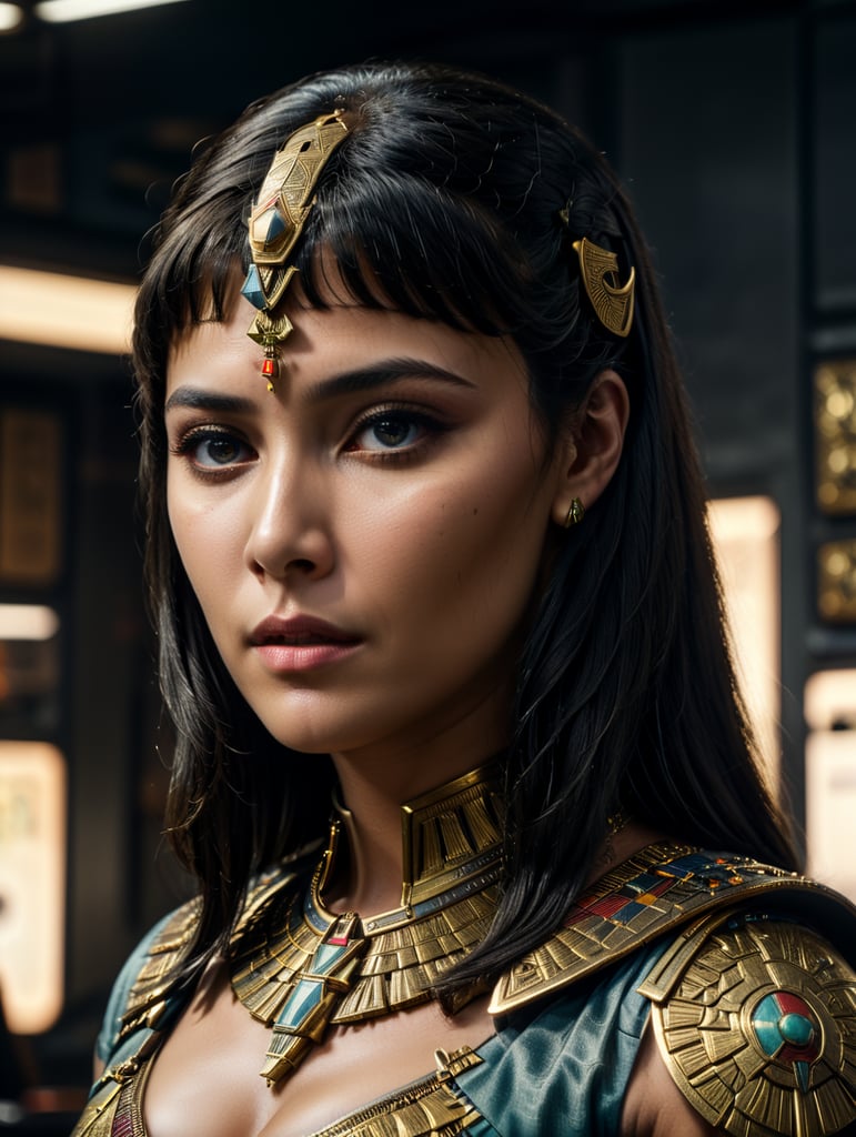 Cleopatra as a office worker