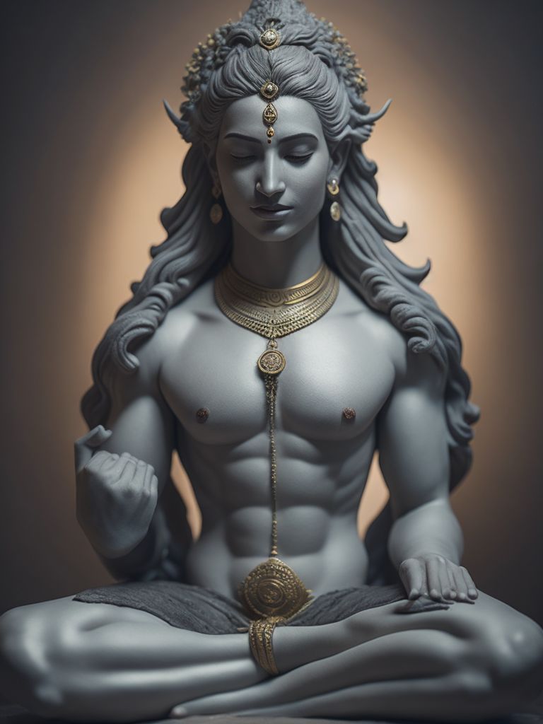 शिव ध्यान करते हैं
