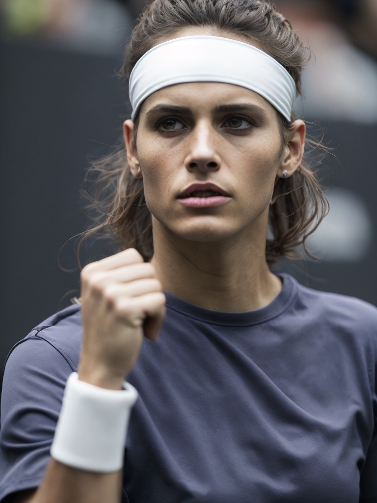 a women tennis player, wearing green t-shirt, wimbledon