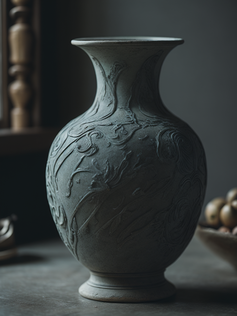 marble ancient Greece vase, sharp on details