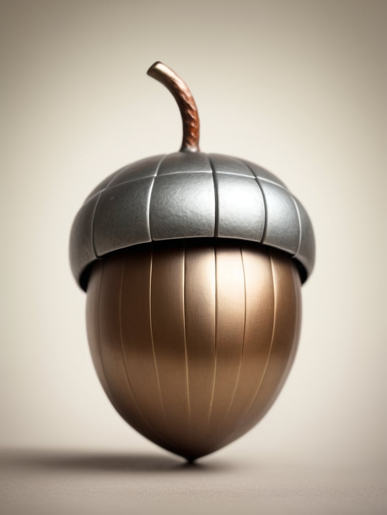 acorn made of metal