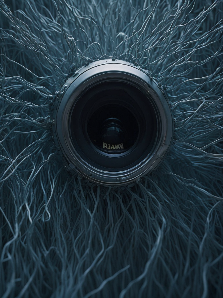 Background with cybersecurity theme, ((Chrome)), light, (neon), full of digital lines and codes. Color blue and gray. Subject of an anonymous hacker using phishing and virus through a computer portal.