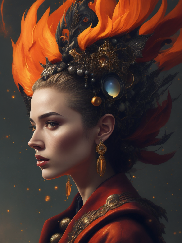 Portrait of the most beautiful form of chaos, elegant, a brutalist designed, vivid colours, romanticism, by james jean, roby dwi antono, ross tran, francis bacon, michal mraz, adrian ghenie, petra cortright, gerhard richter, takato yamamoto, ashley wood, atmospheric, trending on artstation, masterpiece.