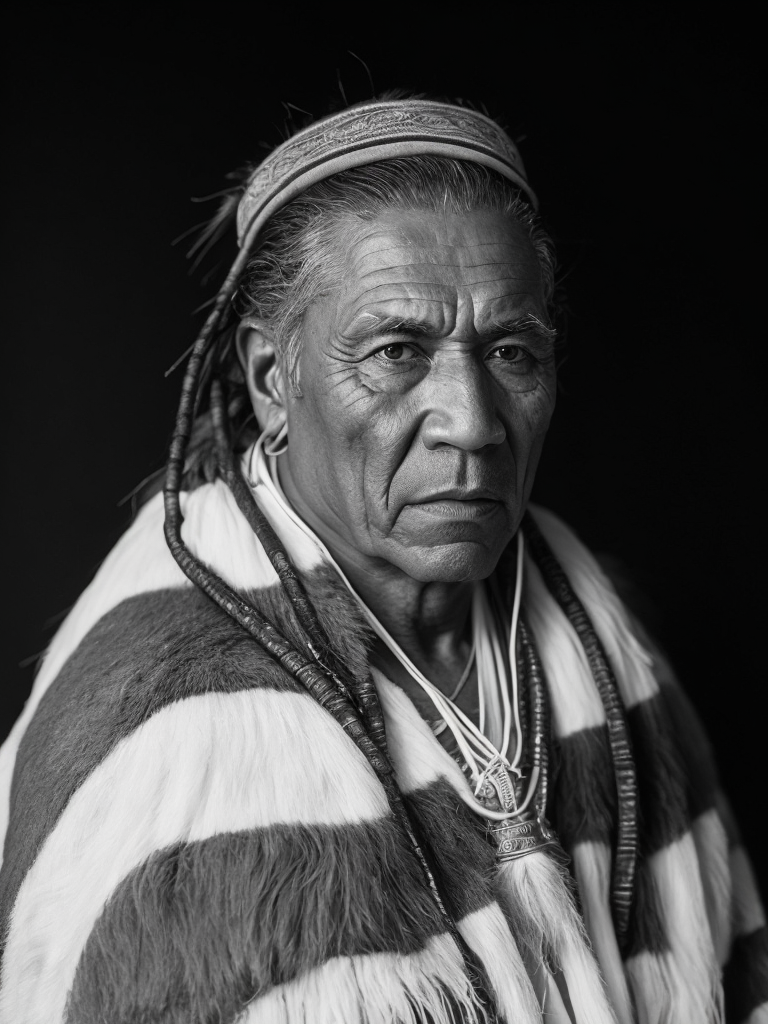 Canada's First Nations people, rare historical photo, black and white photography, a man, redskin, native Americans