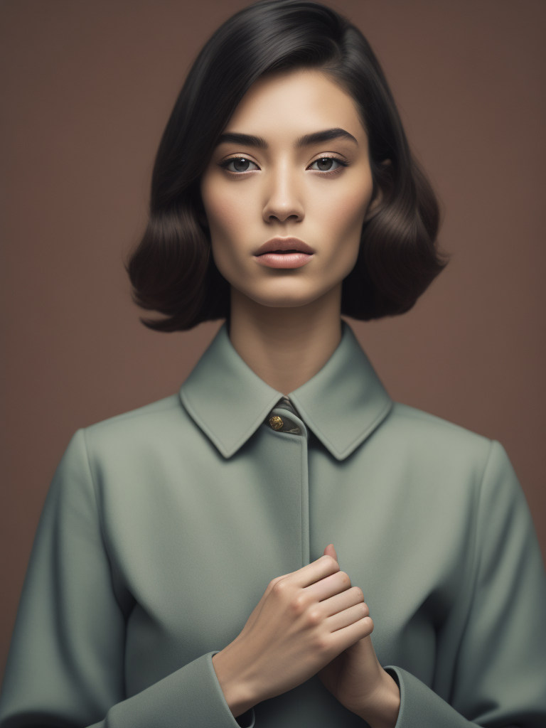 Portrait of slim and skinny twenty years old girl, realistic and detailed folds of clothes, 1960 years, sixties, light and pastel colours, HD, high resolution photo, kodak film colour, 50mm lens, fujifilm, sharp focus