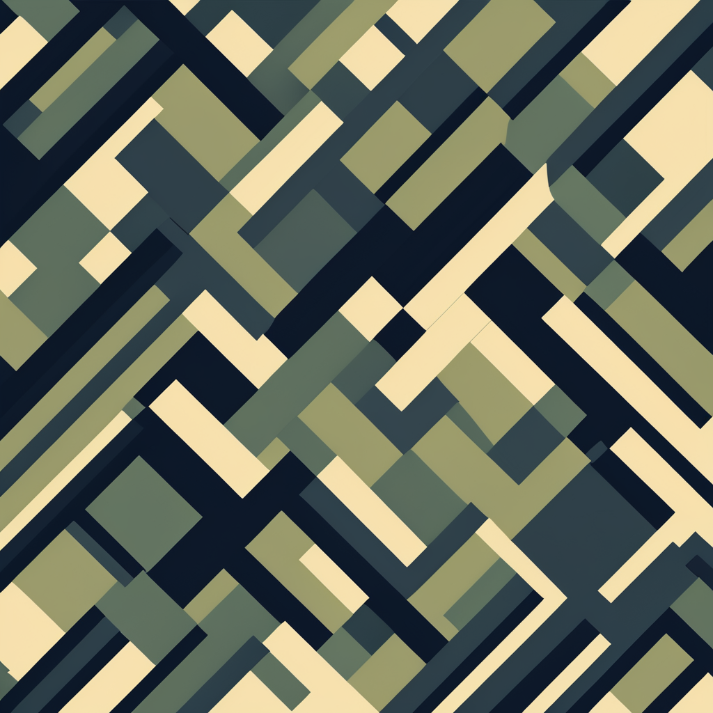 Flat design digital camouflage pattern, vector art, pixel, modern