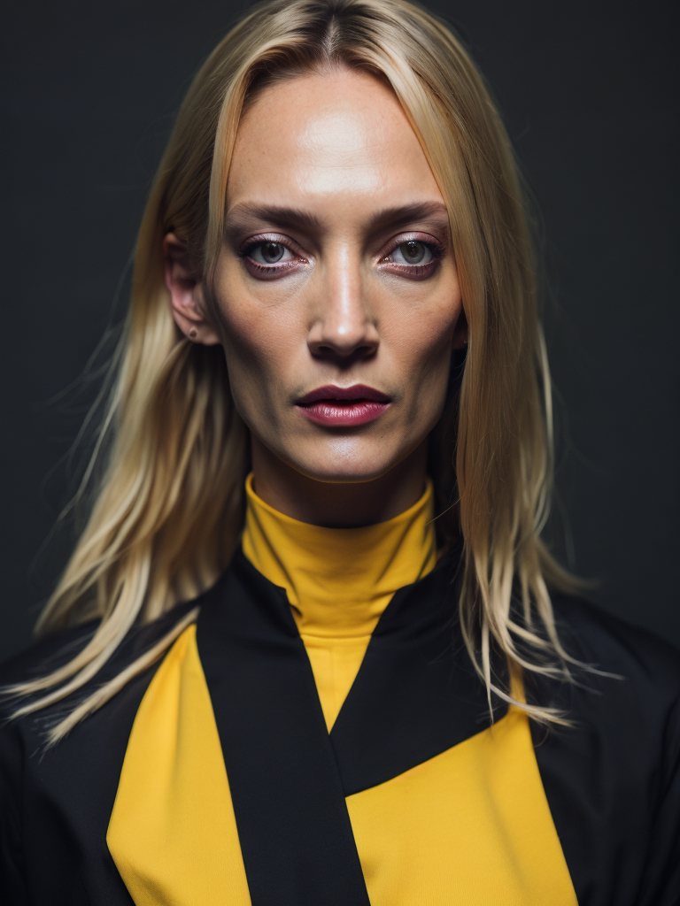 Kill Bill Uma Thurman portrait