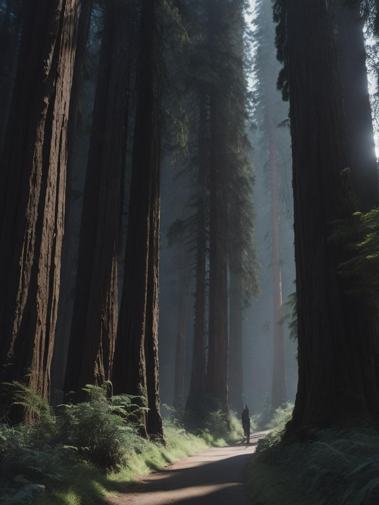 Redwood forest