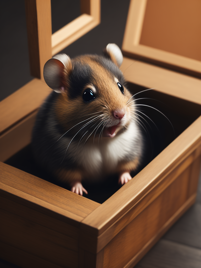 hamster in a box