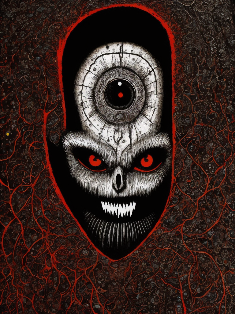 eternal cyclop monster by junji ito , stanley donwood , Beksinski