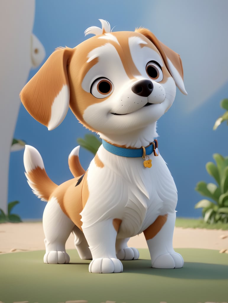 Beagle jackrussle mix dog