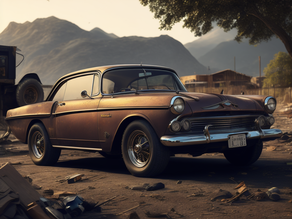 A Facebook advertisement targeted to attract the attention of men that buy junk cars for scrap recycling