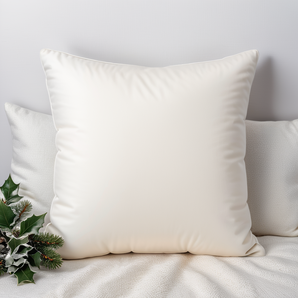Christmas white kids pillow