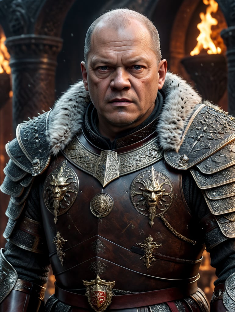 как бы выглядел олаф шольц если бы был персонажем игры престолов