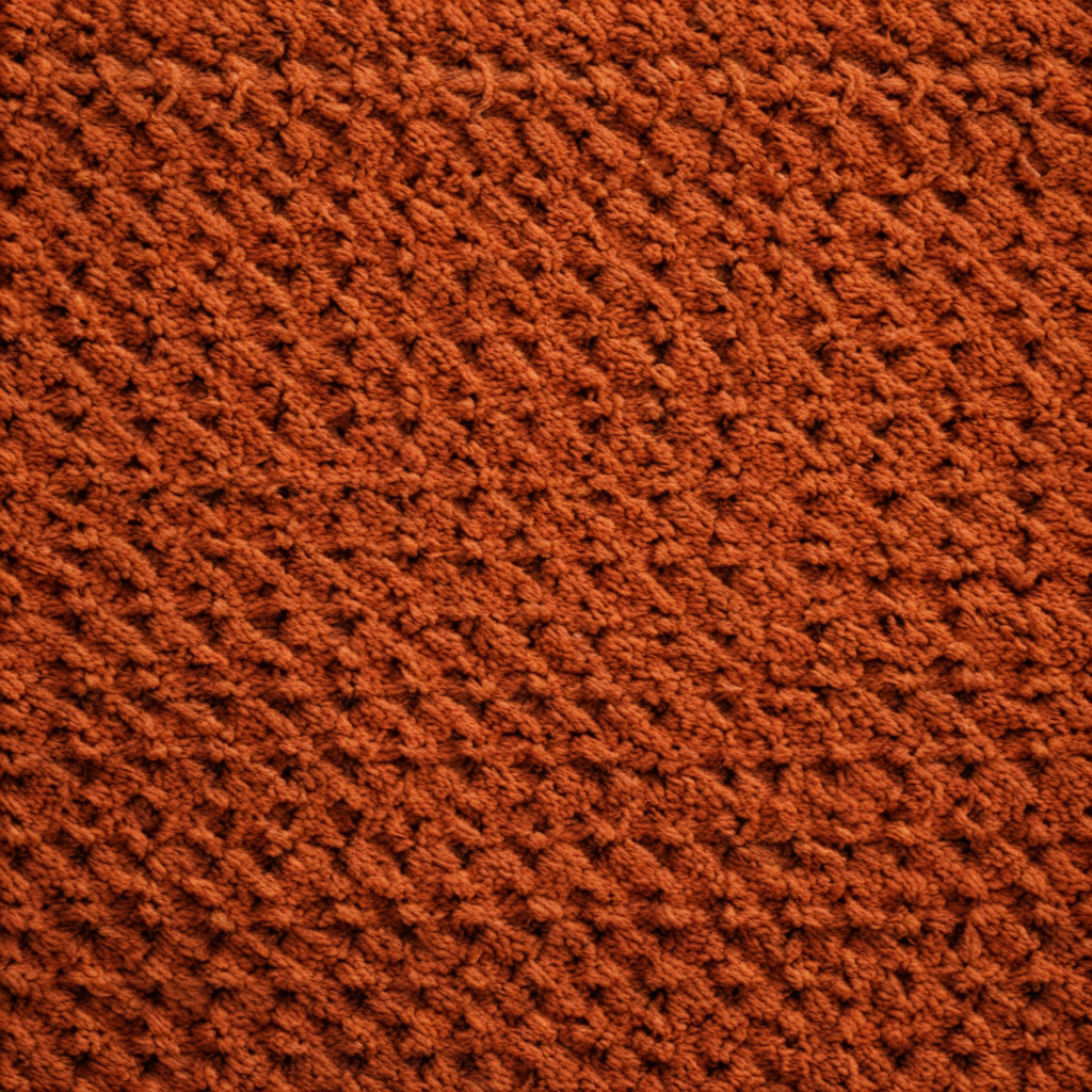 Plain knitted carpet texture, fabric, orange, beige, saturated, seamless