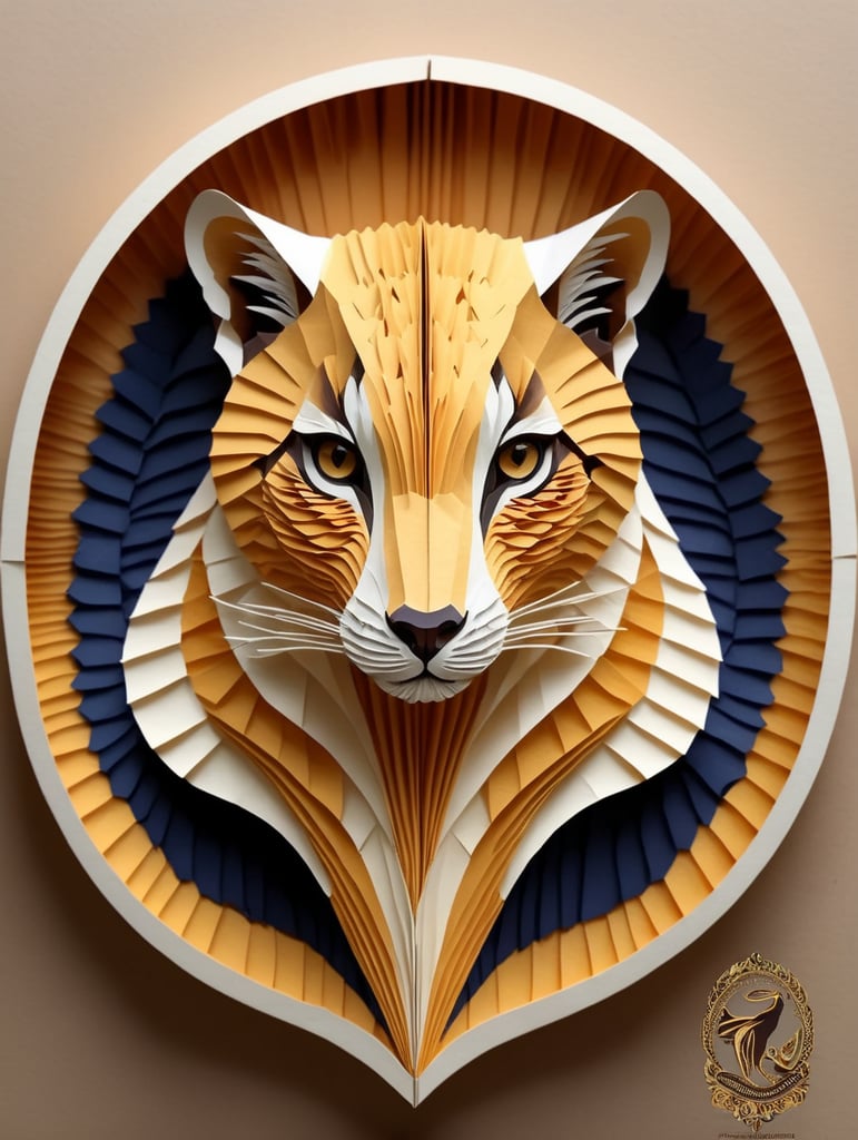 Una mujer frontal mitológica mitad mujer mitad puma de la provincia de Vicuña Chile