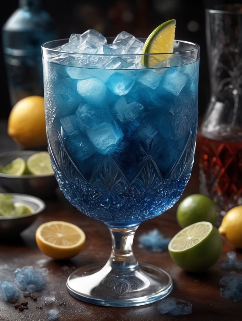 Cocktail blue mist