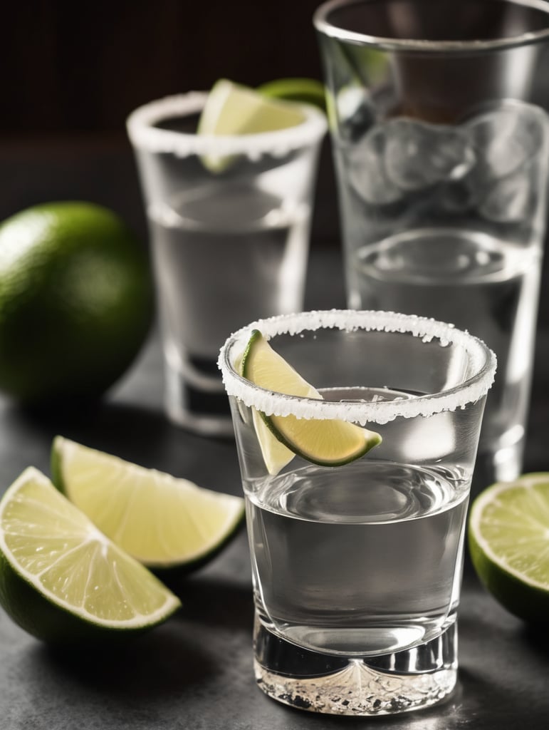 shot of tequila photography