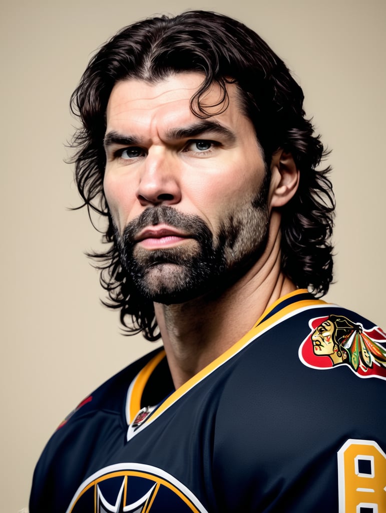 Premium Free ai Images | Jaromir Jagr as Majestic Bird King
