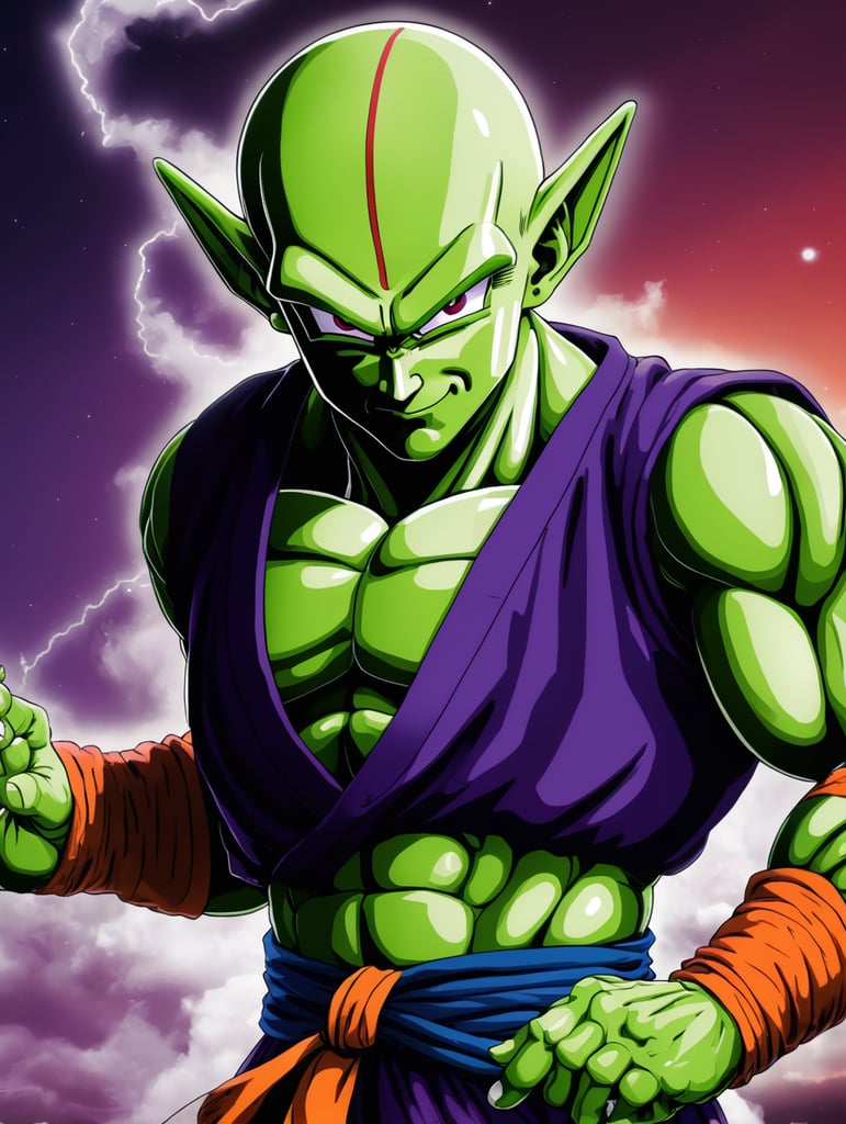 Premium Free ai Images | piccolo dragon ball