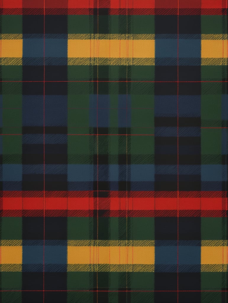 Seamless pattern of scottish tartan plaid. repeatable background with check fabric texture