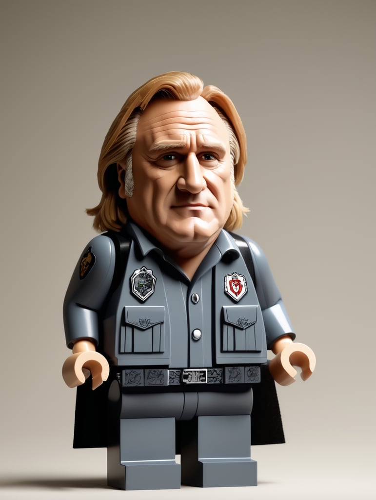 Depardieu into a Lego character