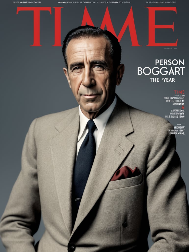 Time Magazine, Person of the year, humprey bogart, 4k