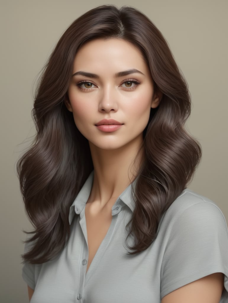 Generate a woman image realistic