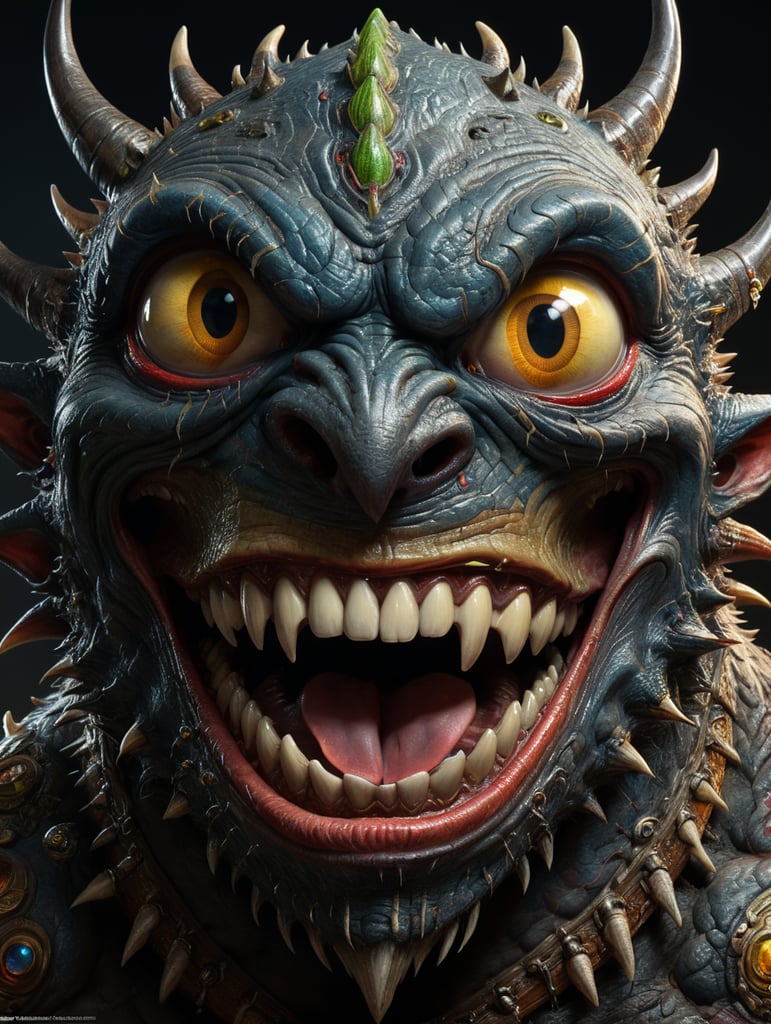 fun monsters google eyes big mouth