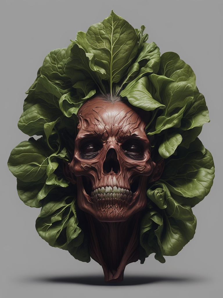 The anatomy of a head of lettuce, an ultrafine detailed painting by james jean, behance contest winner, vanitas, angular, altermodern