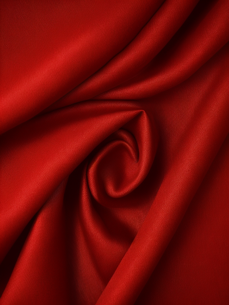Red fabric texture, background, top view, rich colors, contrast lighting, detailed texture, realistic photo,