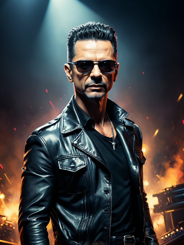 new wave artist depeche mode Dave Gahan