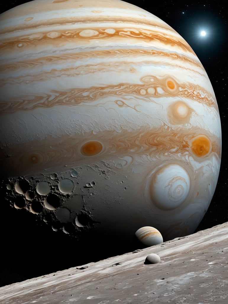 Europa, is the smallest of the four Galilean moons orbiting Jupiter, and the sixth-closest to the planet of all the 95 known moons of Jupiter. Show me what the largest oceanic organism looks that swims below Europa's planetary crust of ice.