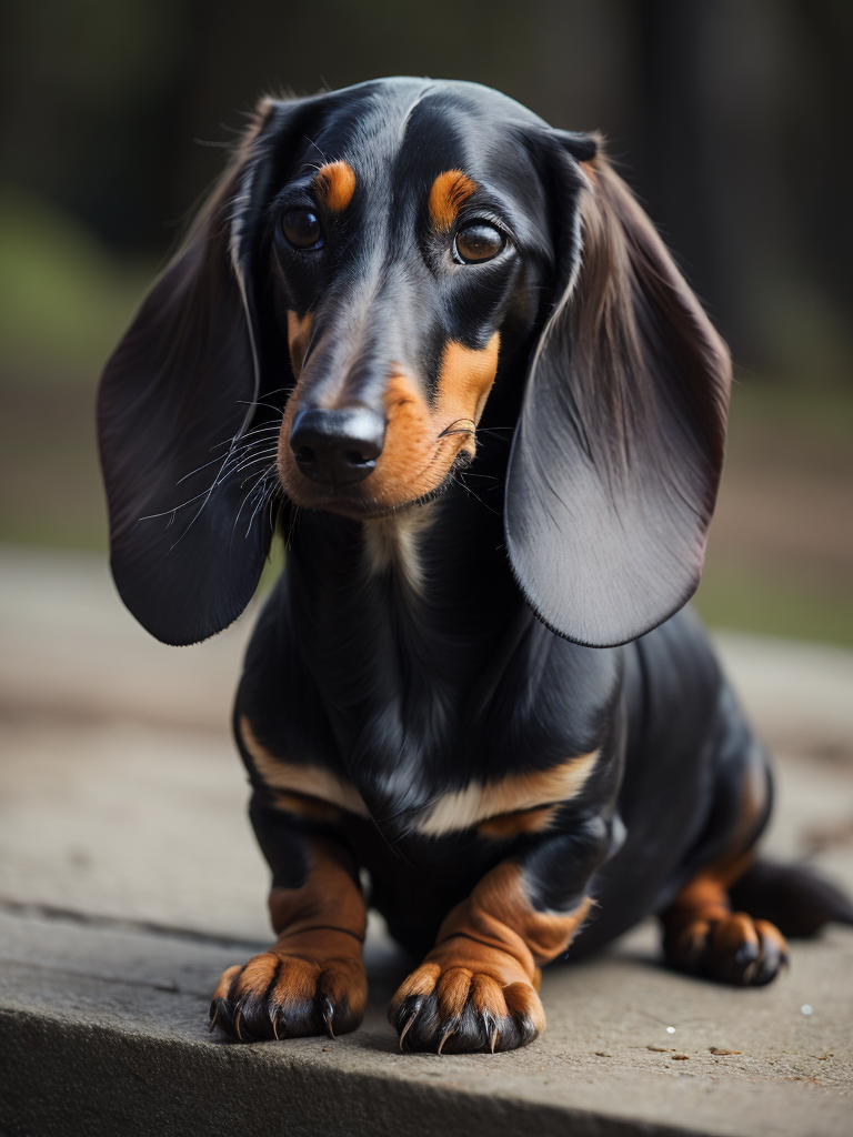 long-haired dachshund