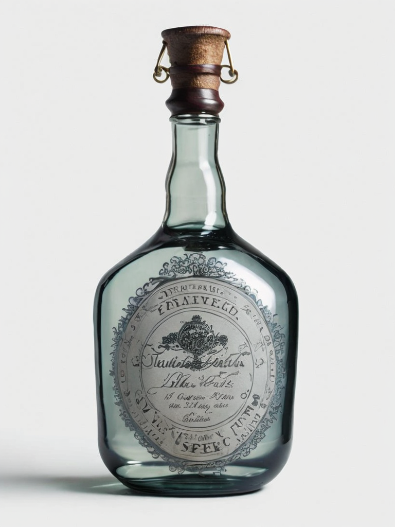 glass antique bottle