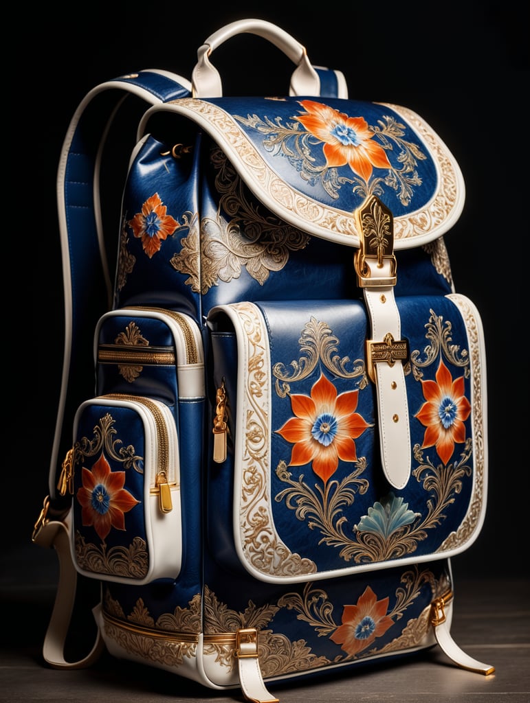 Backpack porcelaine mockup